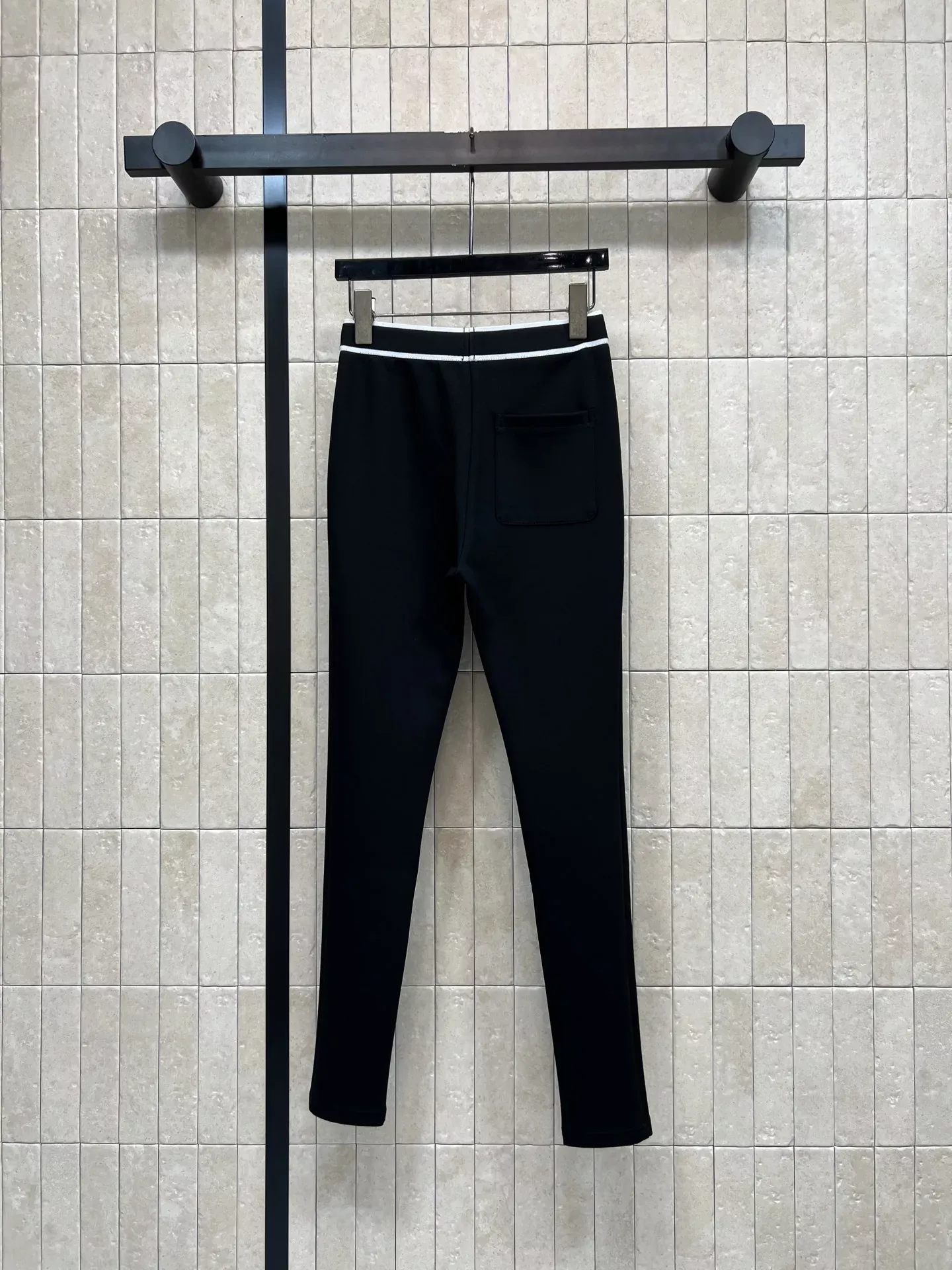 디올 로고 밴드 스키니 여성용 레깅스 팬츠 상세 이미지 7
