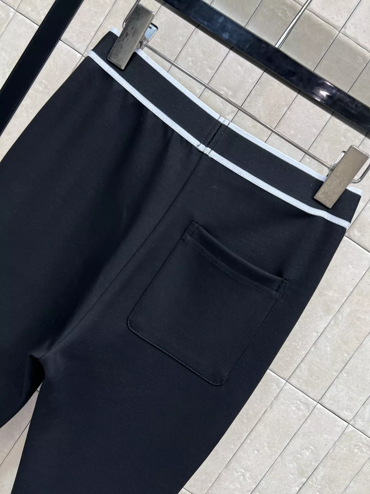 디올 로고 밴드 스키니 여성용 레깅스 팬츠 상세 이미지 8