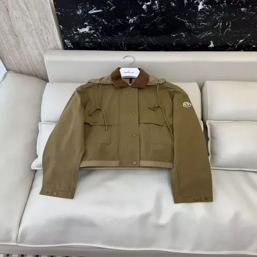 몽클레어 린넨 혼방 후드 여성용 후드 재킷