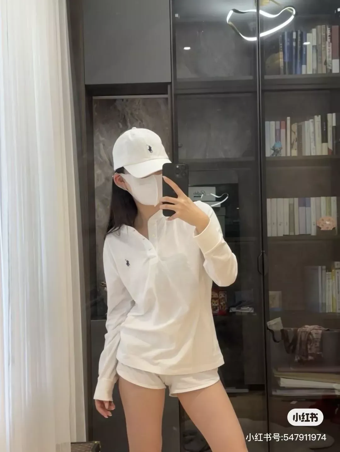 랄프로렌 헨리넥 코튼 자수 남녀공용 긴소매 티셔츠 상세 이미지 17