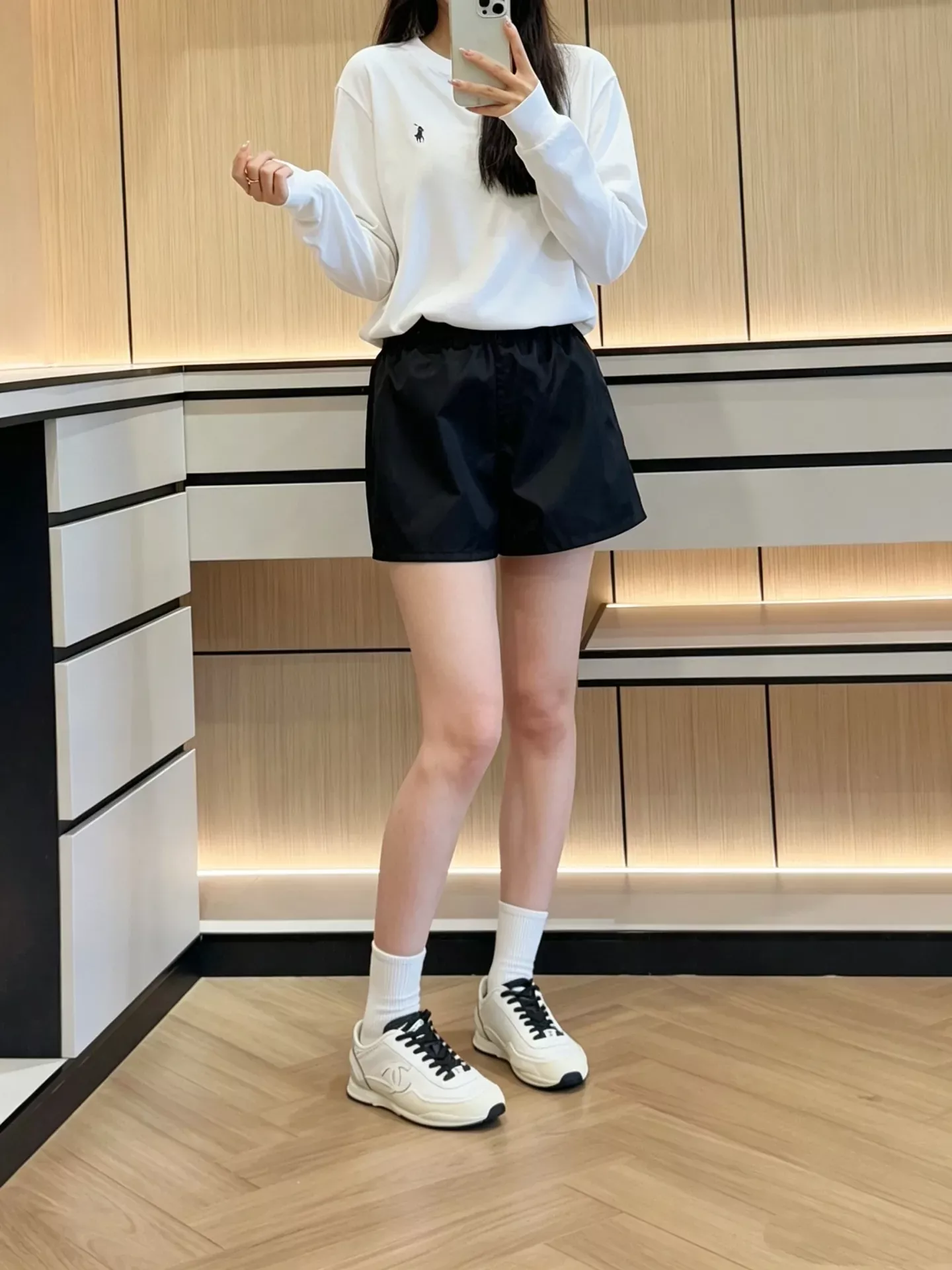 랄프로렌 헨리넥 코튼 자수 남녀공용 긴소매 티셔츠 상세 이미지 85