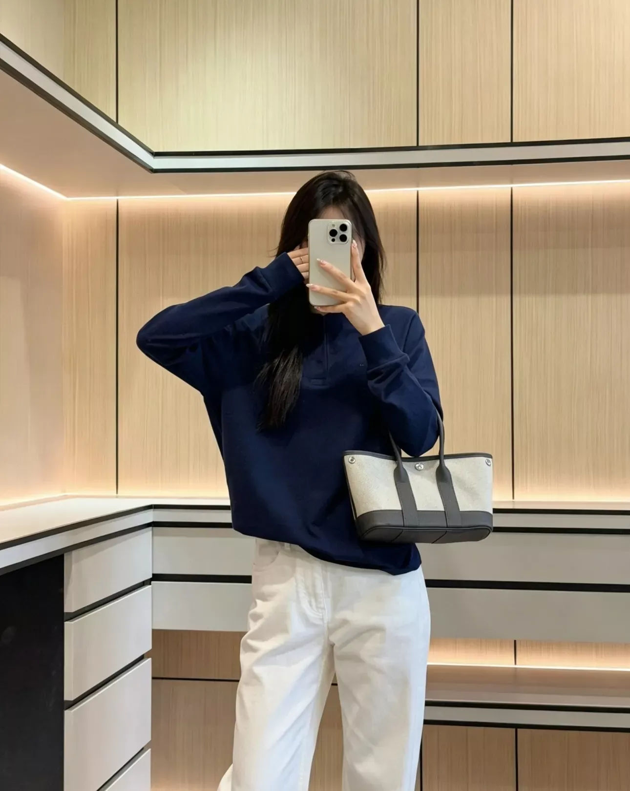 랄프로렌 헨리넥 코튼 자수 남녀공용 긴소매 티셔츠 상세 이미지 88
