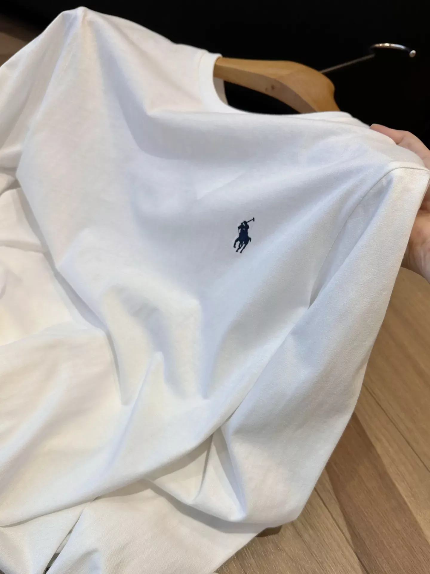 랄프로렌 자수 로고 코튼 남녀공용 긴소매 티셔츠 상세 이미지 22
