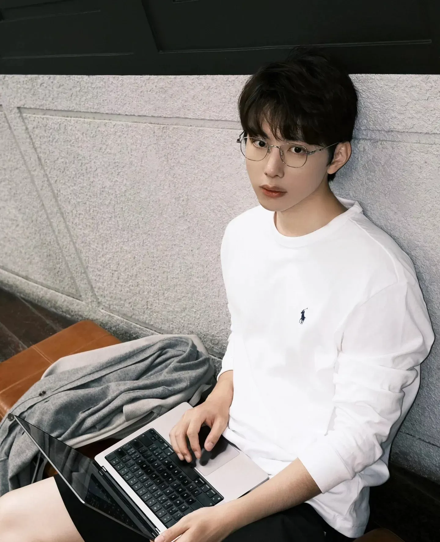 랄프로렌 자수 로고 코튼 남녀공용 긴소매 티셔츠 상세 이미지 71
