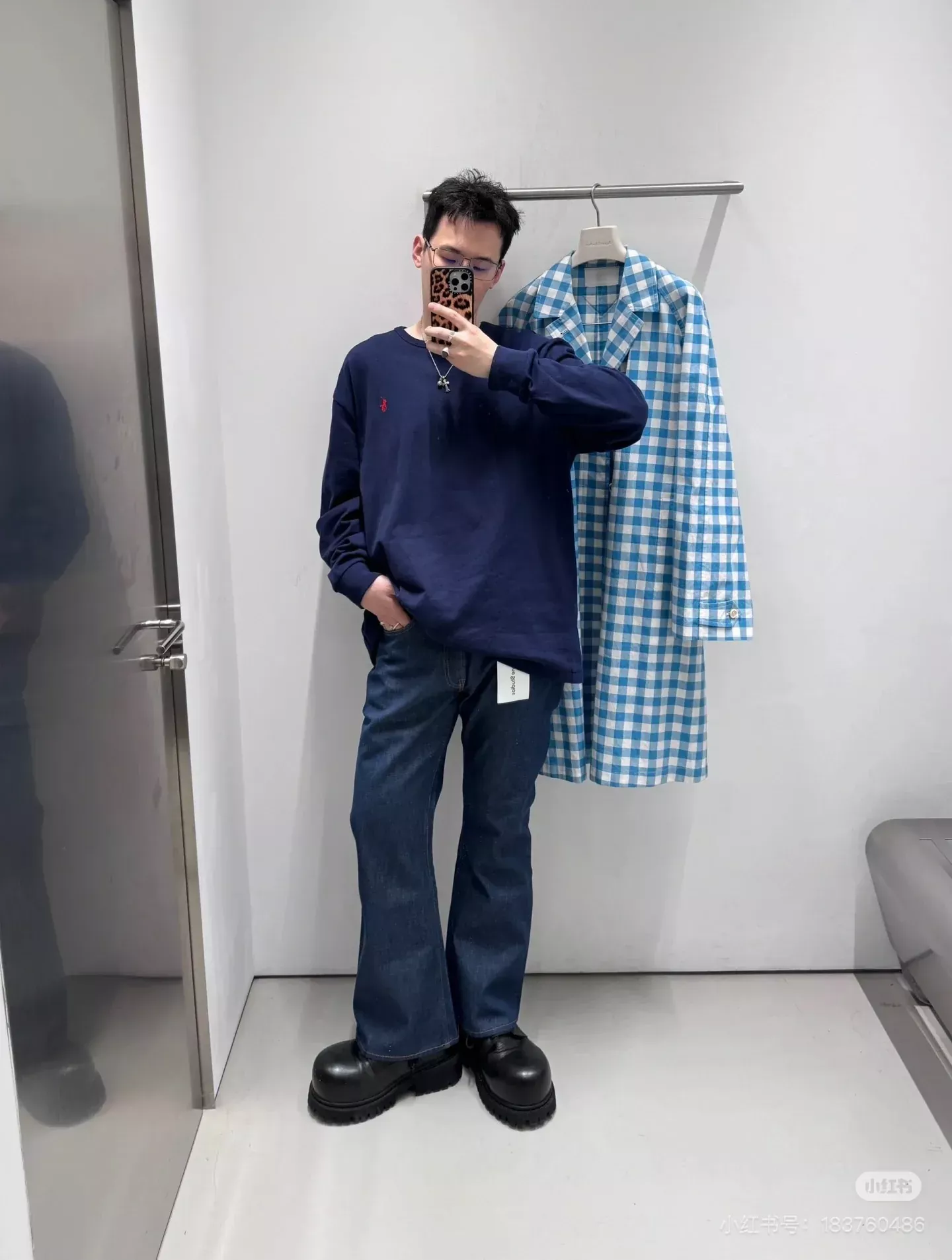 랄프로렌 자수 로고 코튼 남녀공용 긴소매 티셔츠 상세 이미지 85