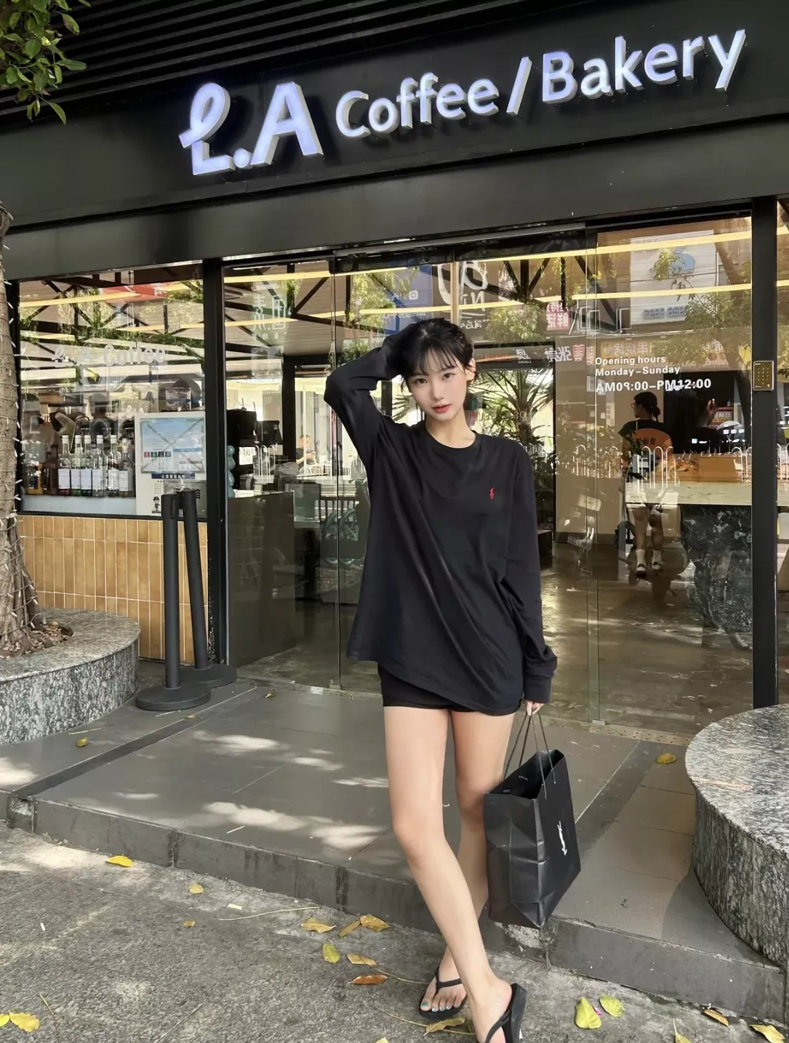 랄프로렌 자수 로고 코튼 남녀공용 긴소매 티셔츠 상세 이미지 97