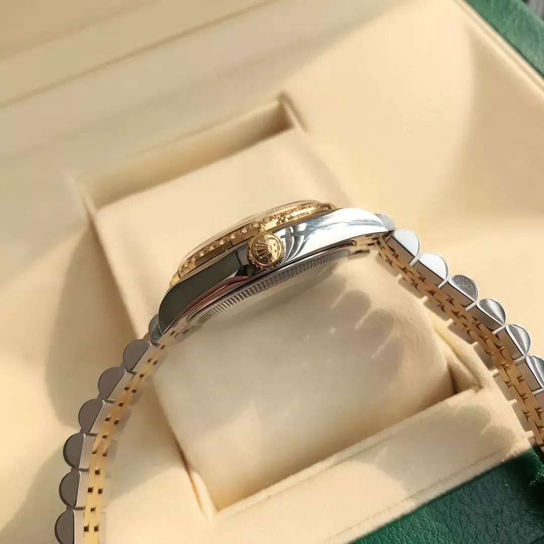 롤렉스 31mm 오이스터 로그 여성용 메탈 시계 상세 이미지 9