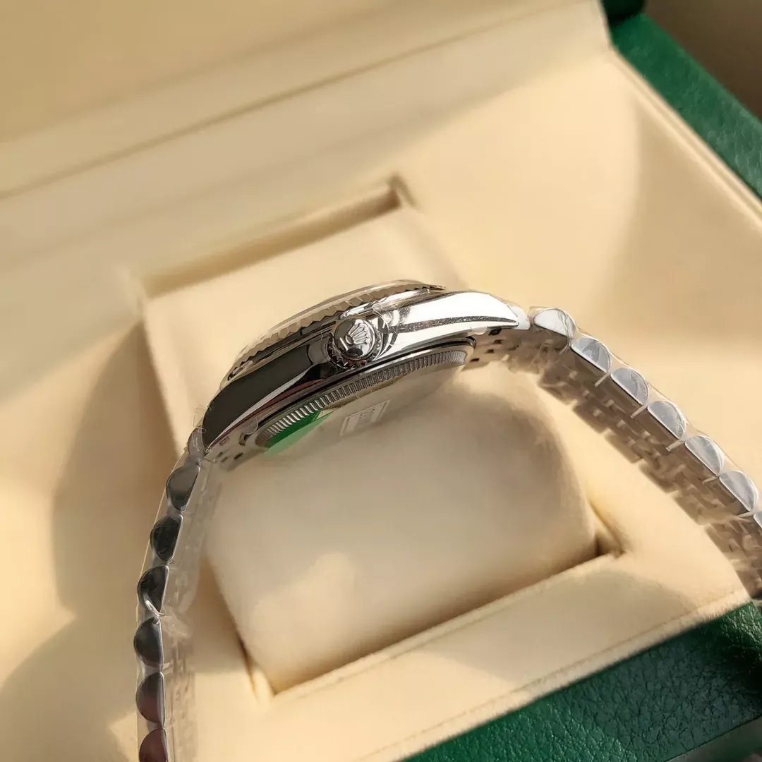 롤렉스 31mm 오이스터 자동 여성용 메탈 시계 상세 이미지 7