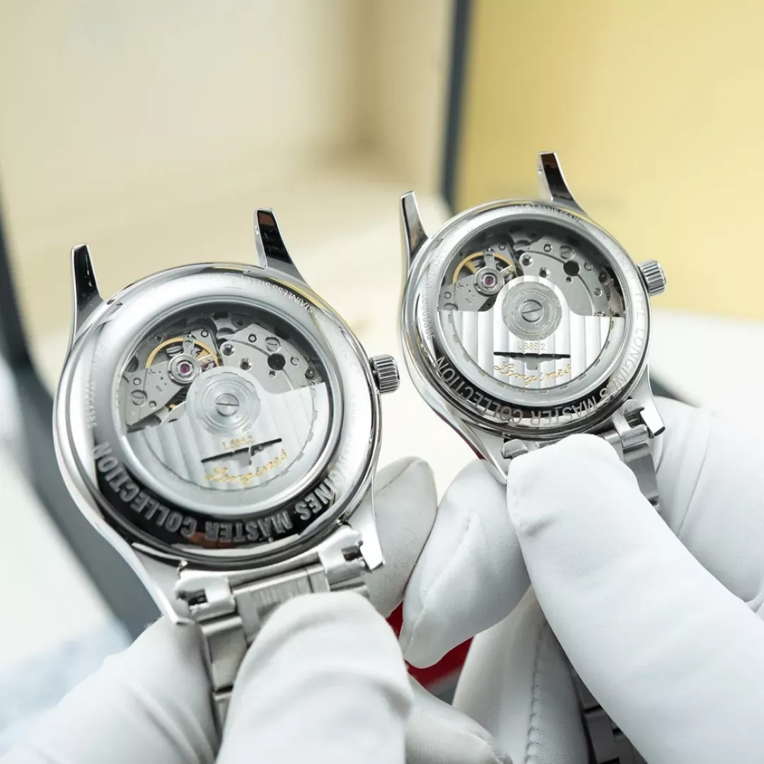 론진 명장 시리즈 커플 남녀공용 메탈 시계 상세 이미지 5