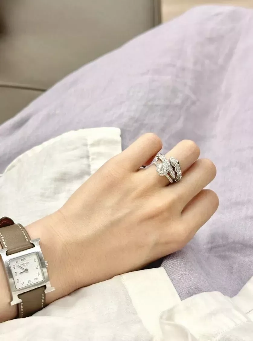에르메스 스위스 쿼츠 사각 여성용 가죽 시계 상세 이미지 64