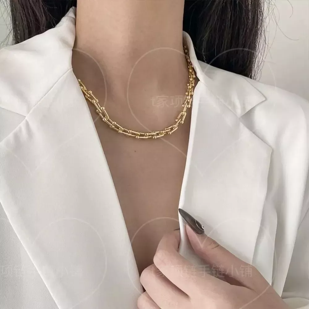 티파니앤코 실버톤 광면 말발굽 목걸이 상세 이미지 10