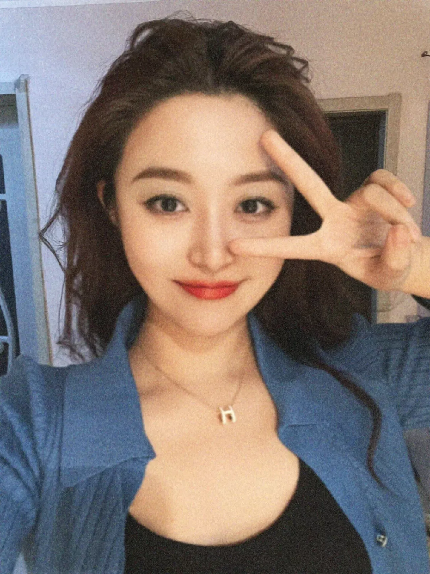에르메스 H 펜던트 로즈골드 목걸이 상세 이미지 6