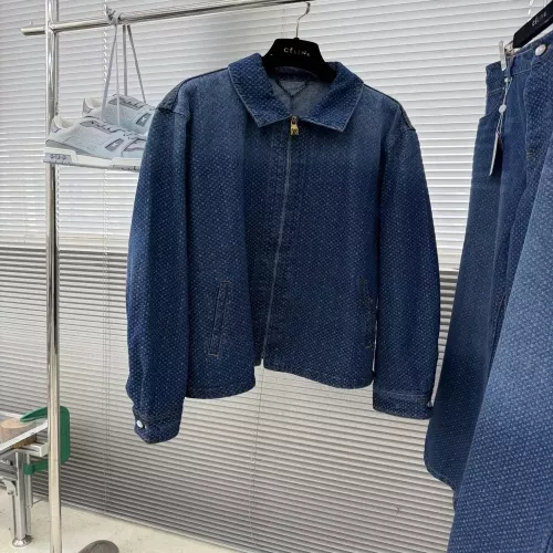 루이비통 나노 텍스처 데님 남녀공용 상하의 세트