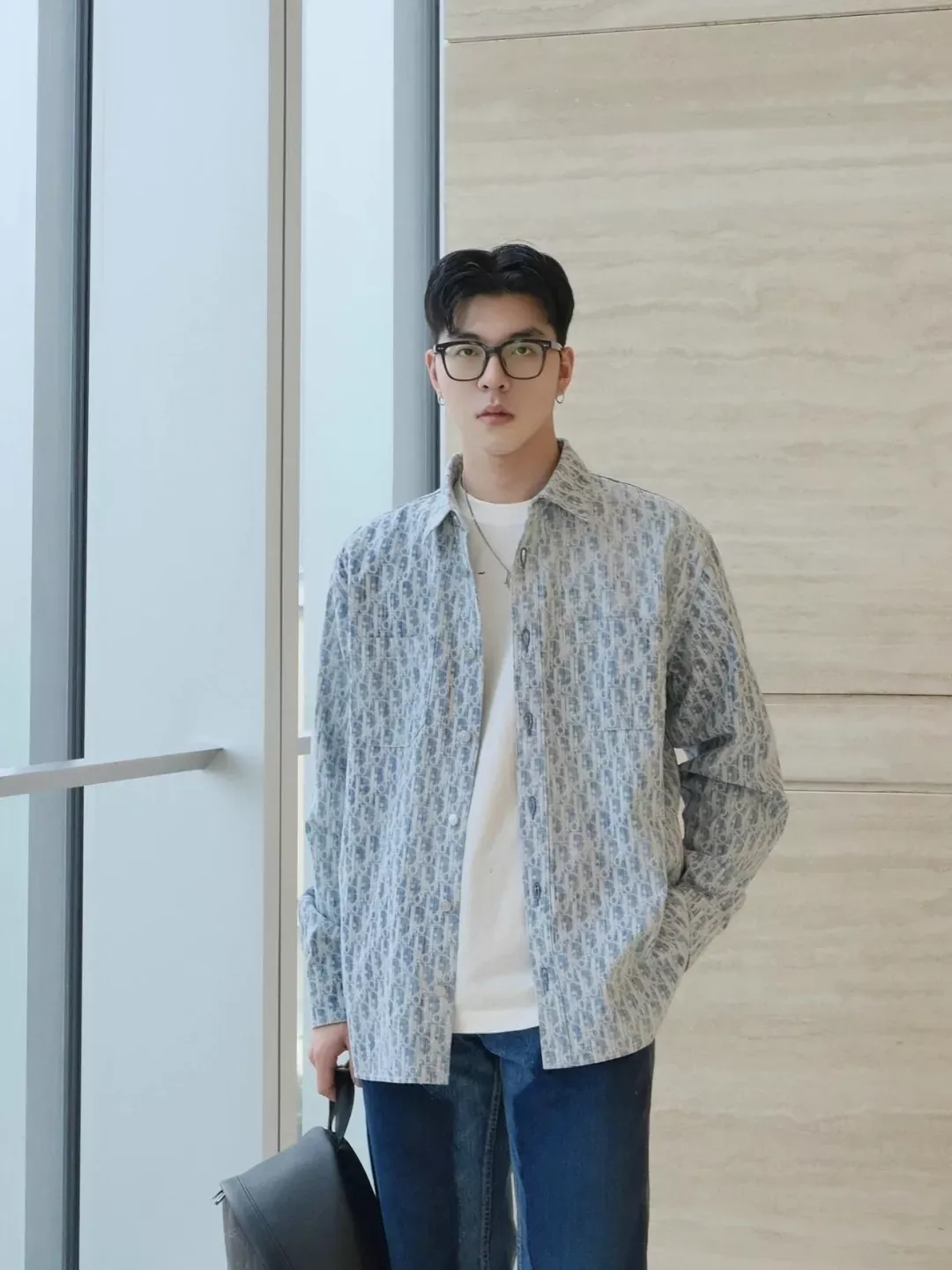 디올 오블리크 자카드 데님 셔츠 상세 이미지 11