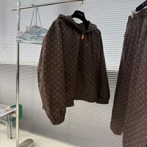 루이비통 모노그램 후드 재킷 팬츠 남녀공용 상하의 세트