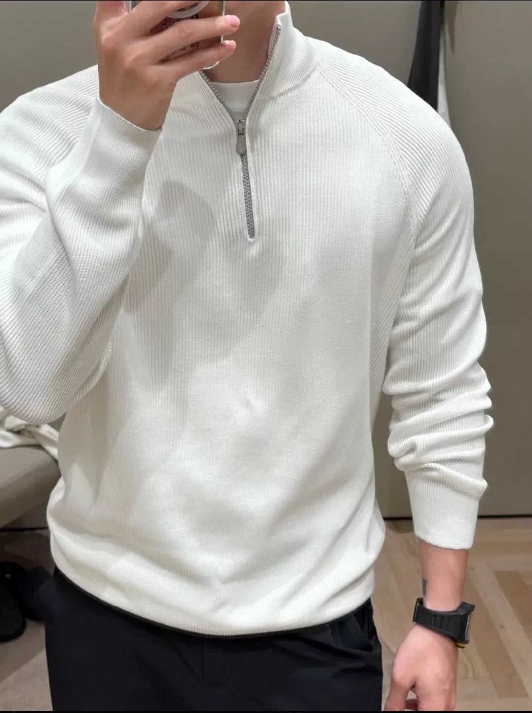 브루넬로쿠치넬리 반집업 긴소매 니트 남녀공용 긴소매 니트 상세 이미지 21