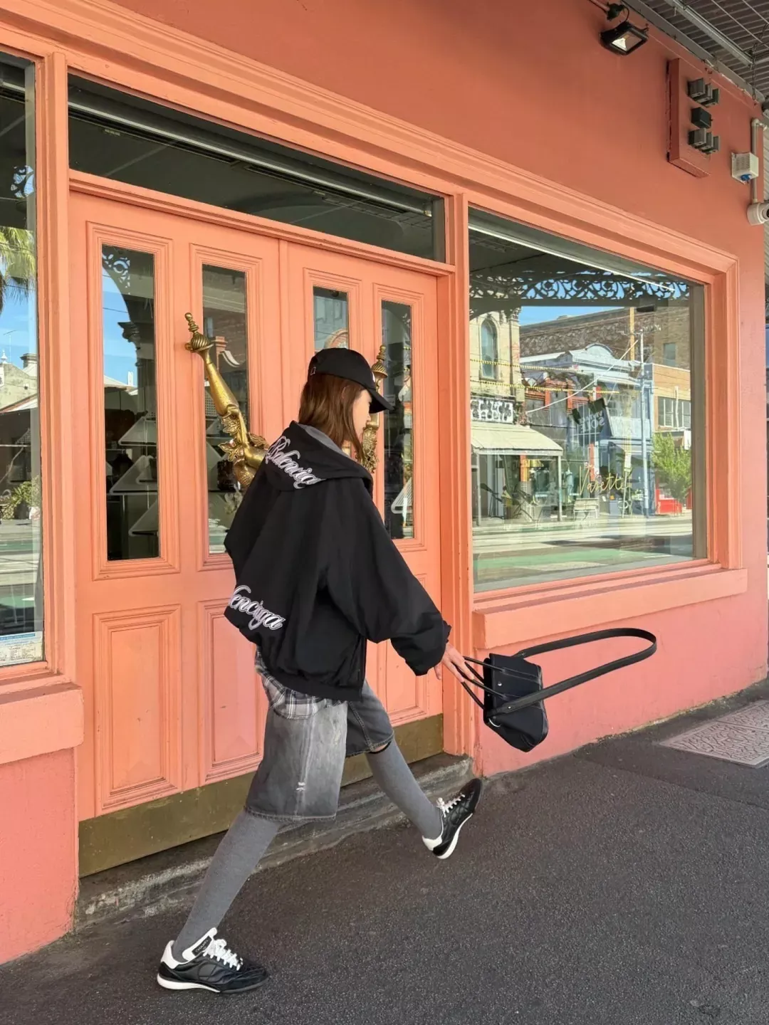 발렌시아가 양면 플리스 자수 남녀공용 후드 재킷 상세 이미지 23