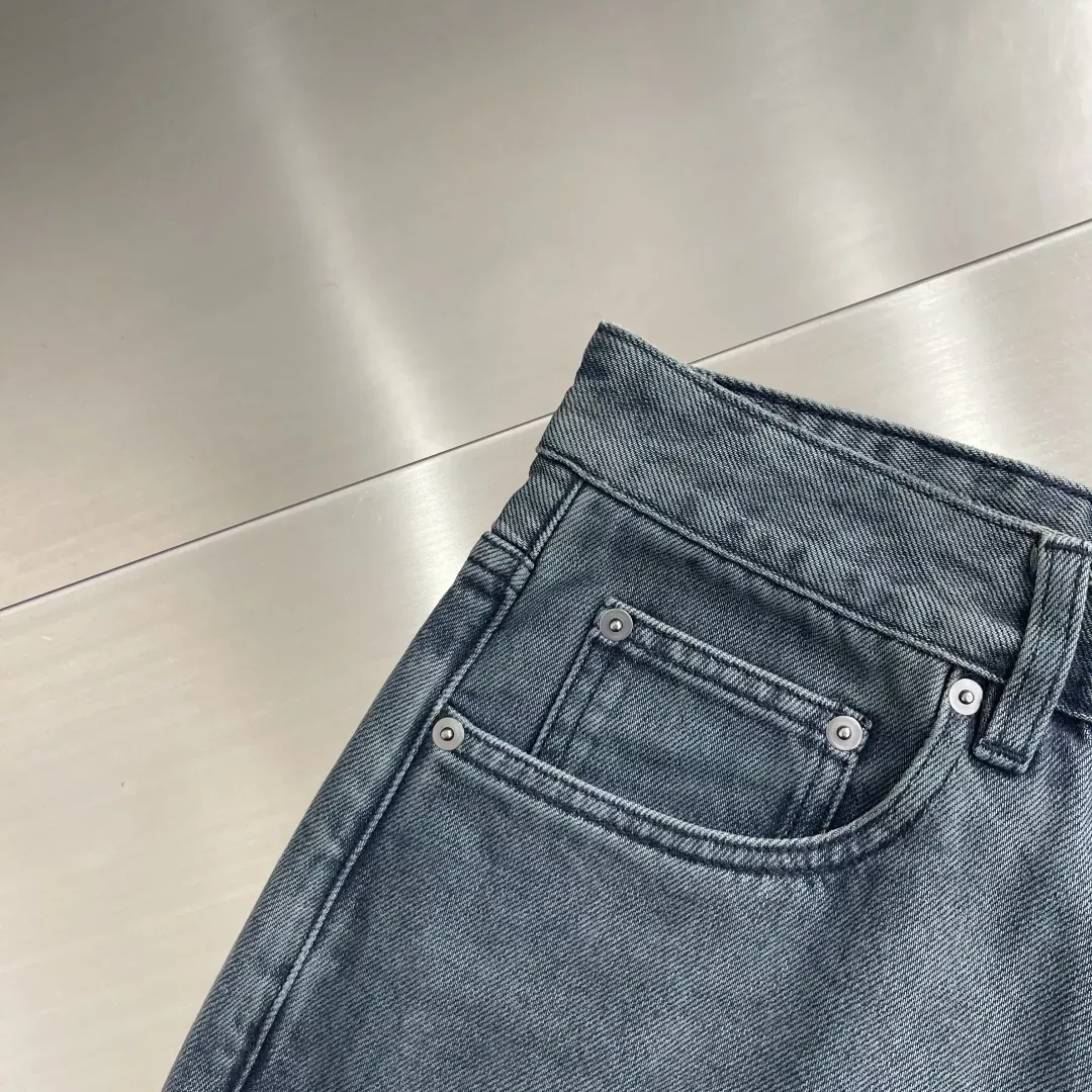 프라다 빈티지 워싱 스트레이트 남녀공용 데님 팬츠 상세 이미지 5