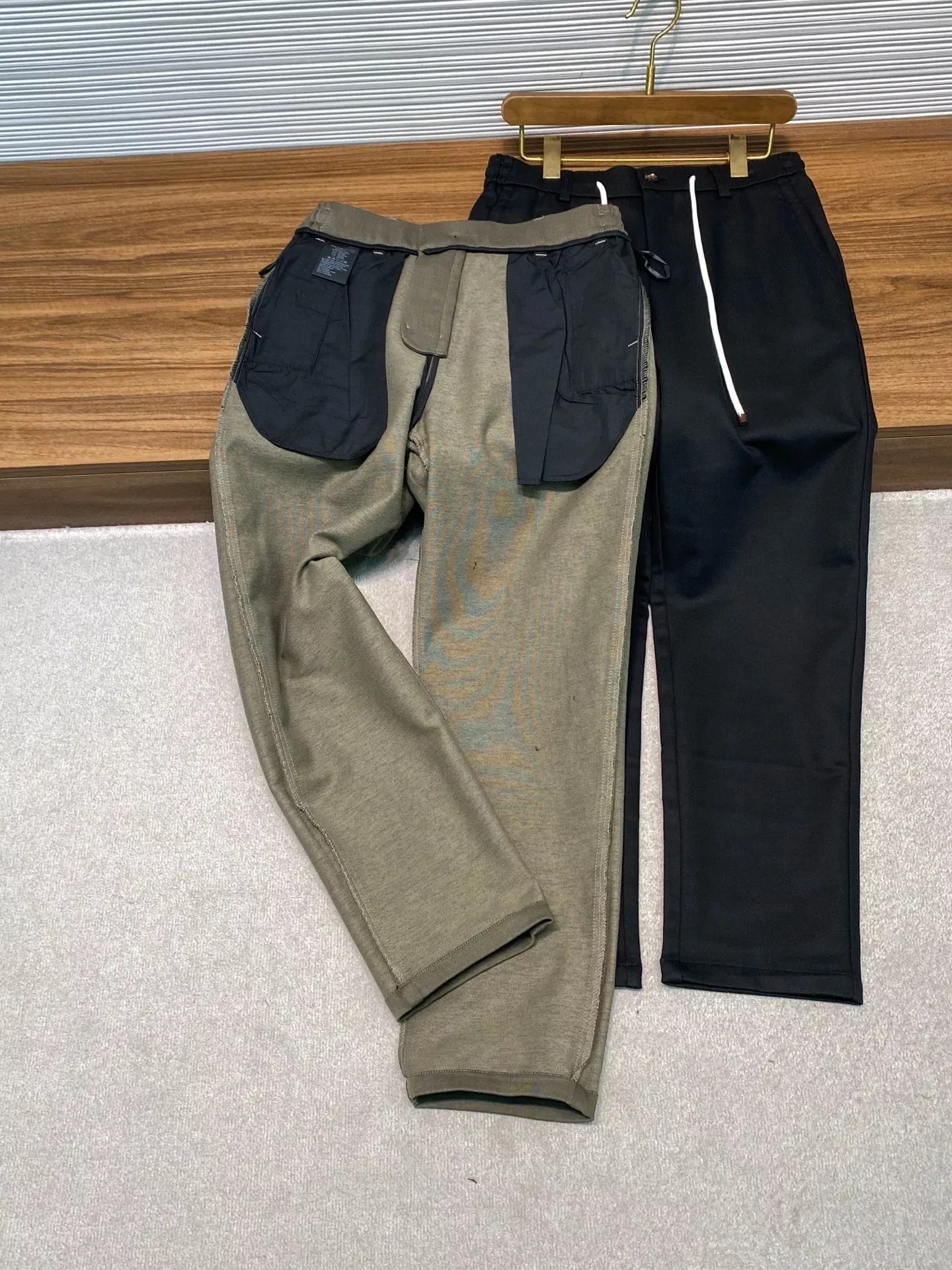 브루넬로쿠치넬리 기모 혼방 스트레이트 남녀공용 캐쥬얼 팬츠 상세 이미지 14