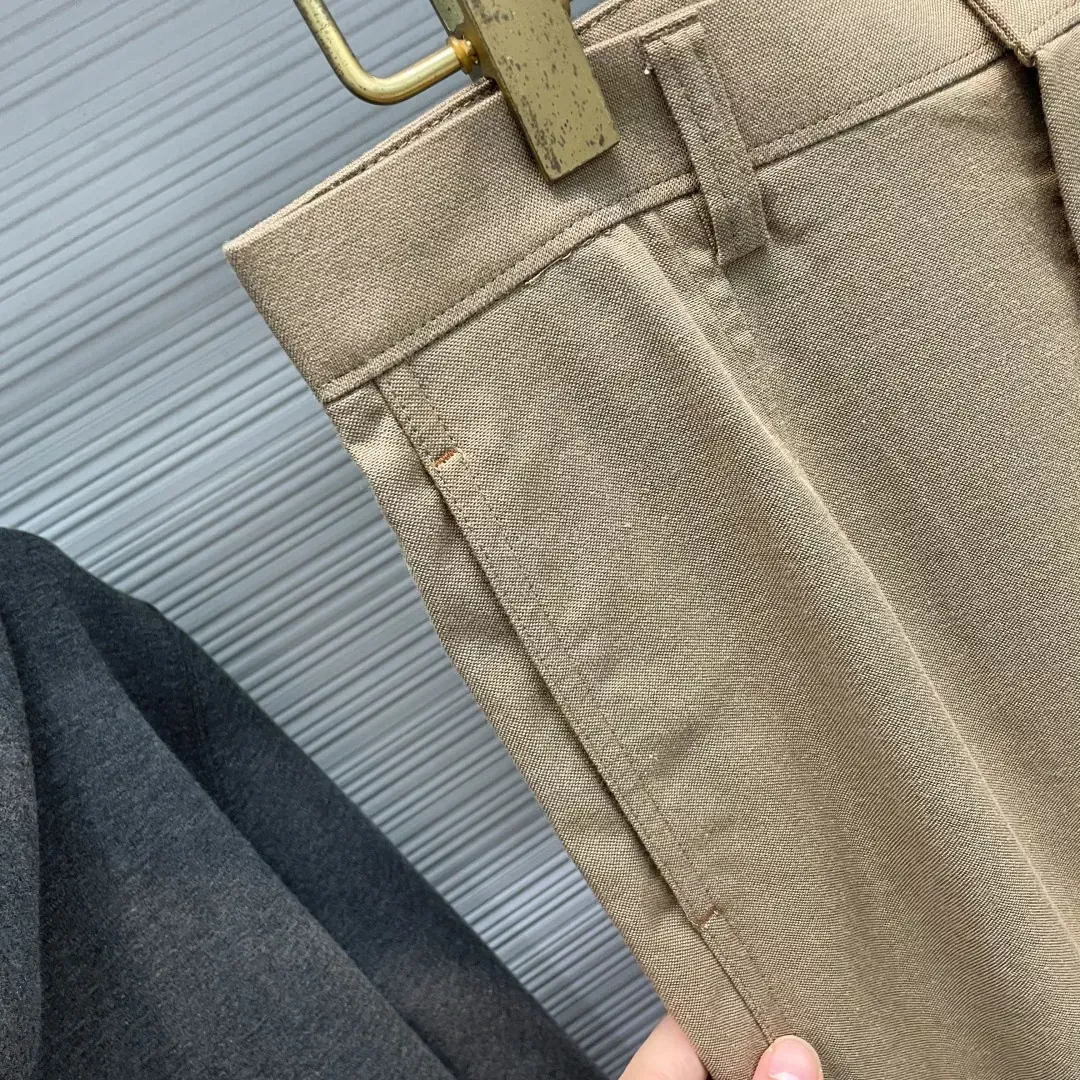 로로피아나 클래식 자수 직통핏 남녀공용 캐쥬얼 팬츠 상세 이미지 4