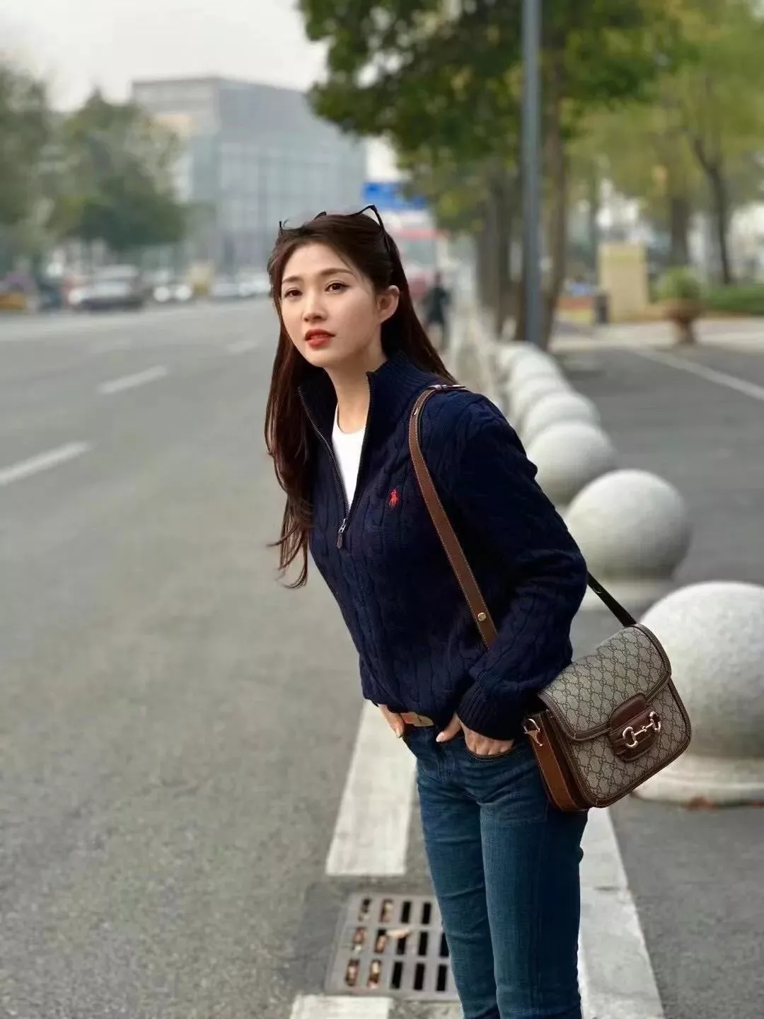 랄프로렌 케이블 반집업 코튼 남녀공용 긴소매 니트 상세 이미지 25