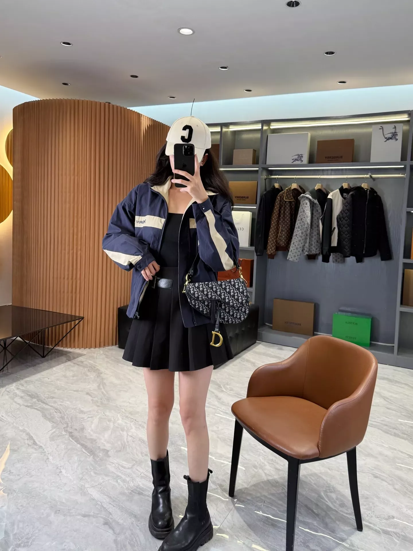 입생로랑 배색 코튼 캔버스 집업 재킷 상세 이미지 42