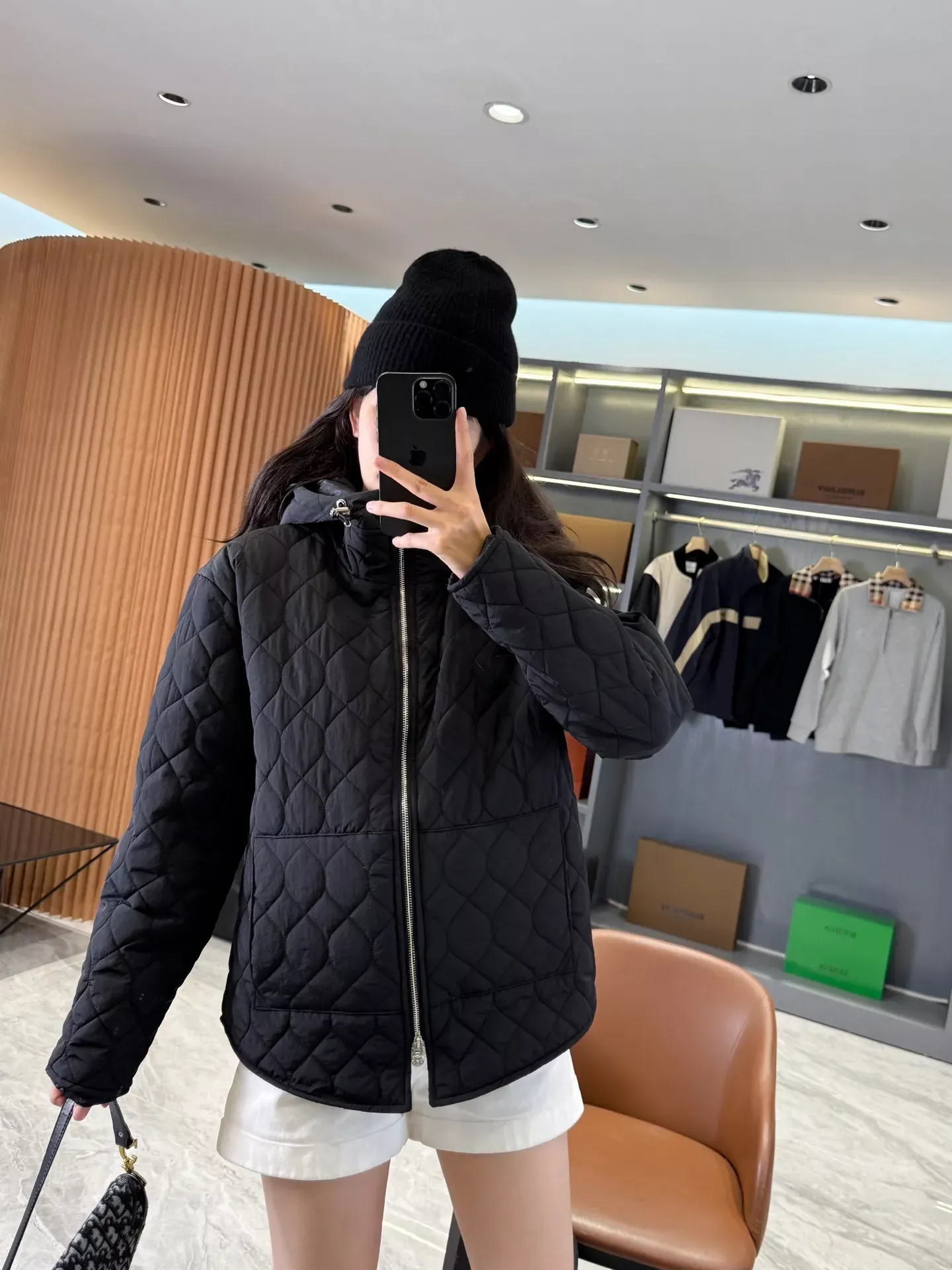 크롬하츠 퀼팅 후드 숏패딩 남녀공용 쇼트 패딩 상세 이미지 41