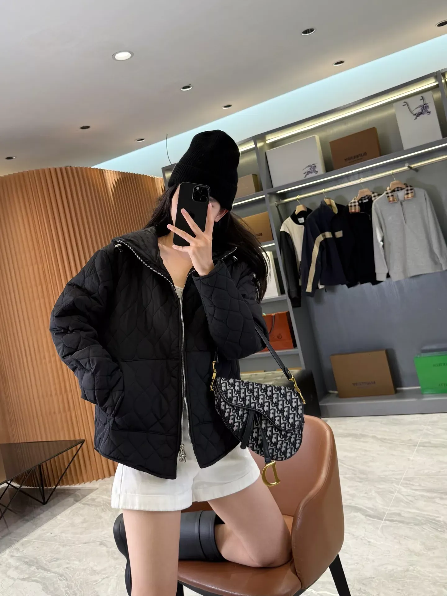 크롬하츠 퀼팅 후드 숏패딩 남녀공용 쇼트 패딩 상세 이미지 42