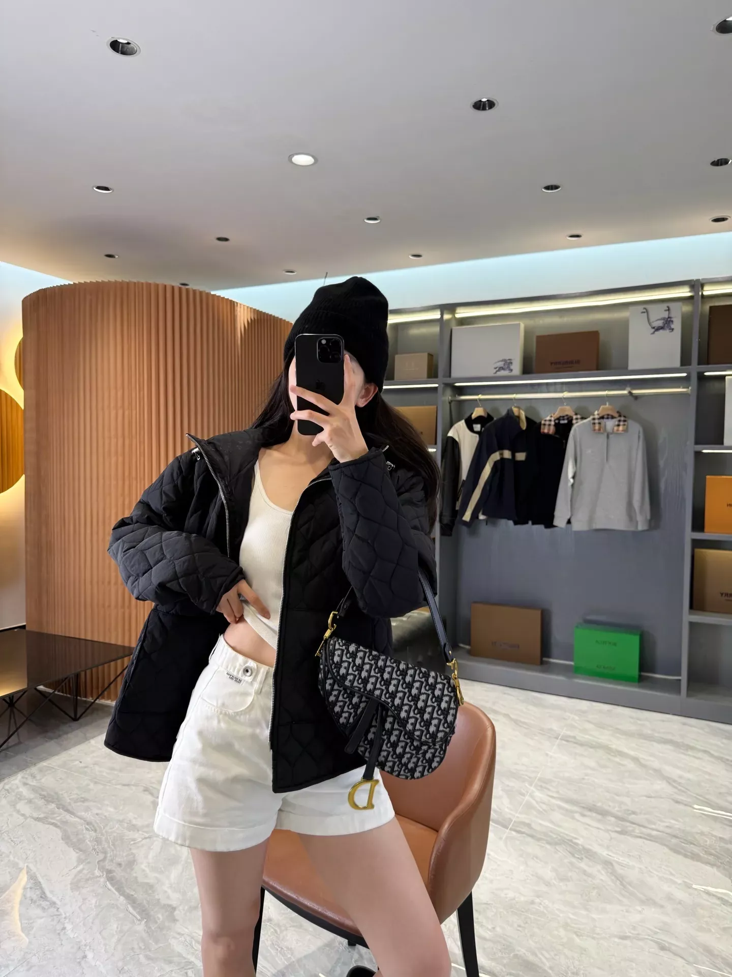 크롬하츠 퀼팅 후드 숏패딩 남녀공용 쇼트 패딩 상세 이미지 43