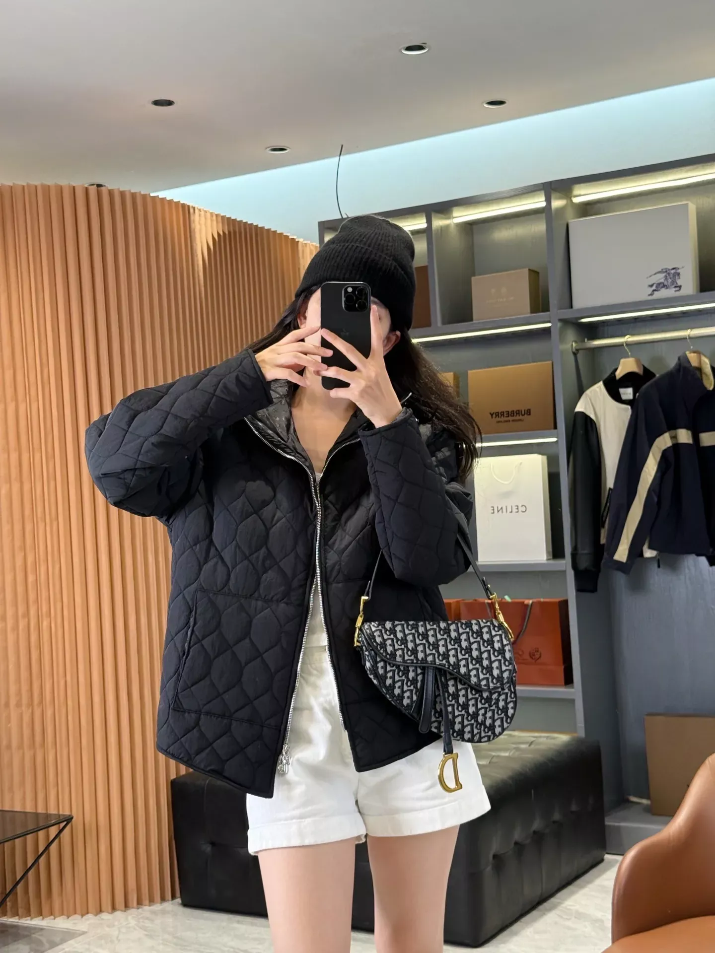 크롬하츠 퀼팅 후드 숏패딩 남녀공용 쇼트 패딩 상세 이미지 46