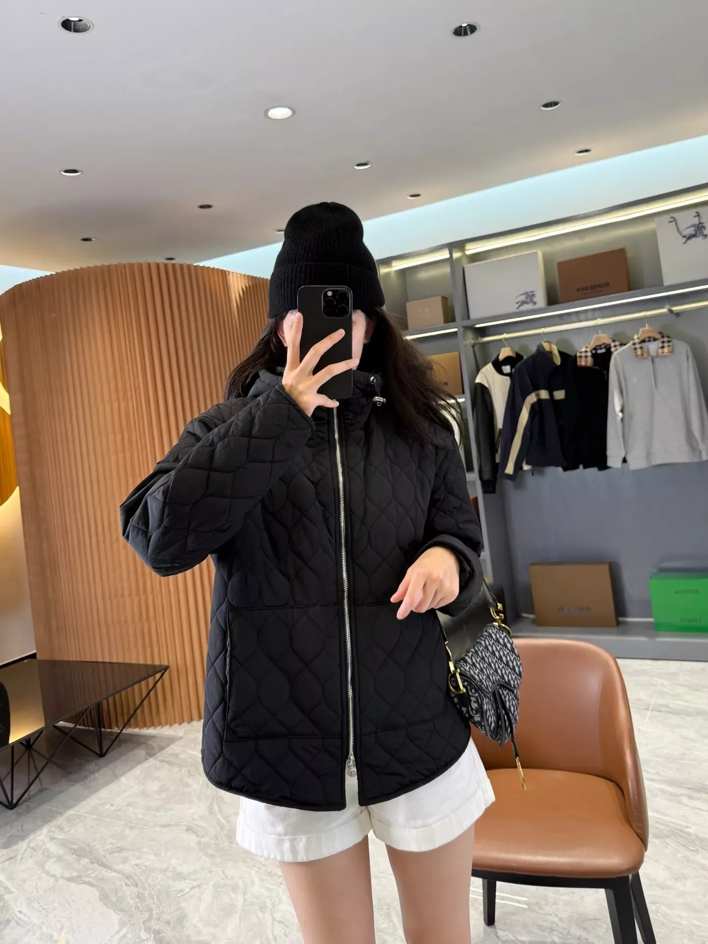 크롬하츠 퀼팅 후드 숏패딩 남녀공용 쇼트 패딩 상세 이미지 47