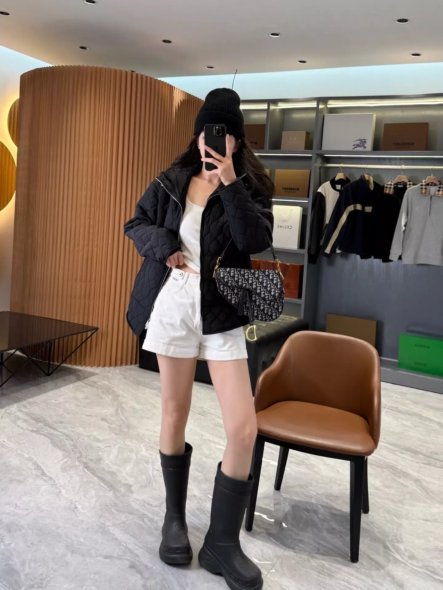 크롬하츠 퀼팅 후드 숏패딩 남녀공용 쇼트 패딩 상세 이미지 48