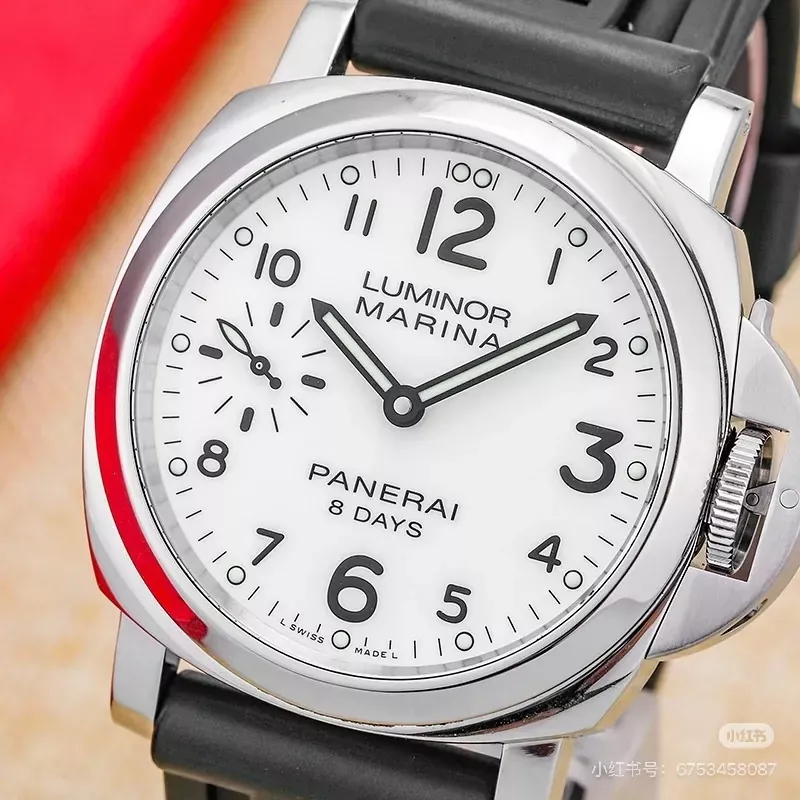 파네라이 루미노르 40mm 우레탄 남성용 우레탄 시계 상세 이미지 12