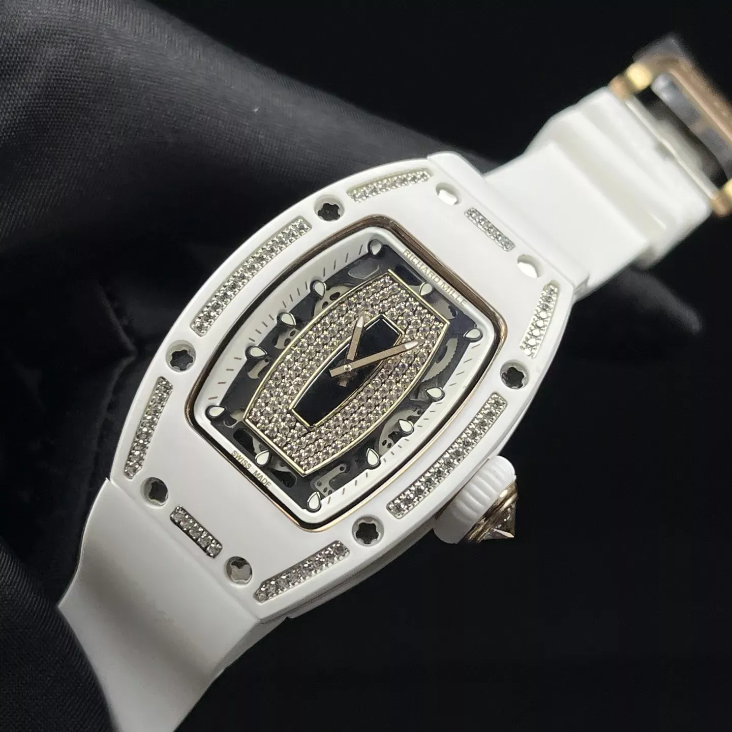 리차드밀 자개 다이얼 우레탄 여성용 우레탄 시계 상세 이미지 3