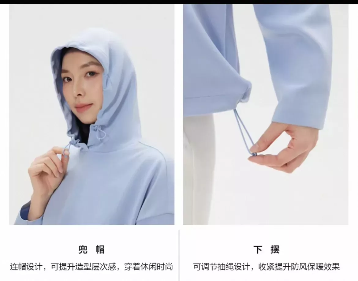 코오롱스포츠 모달 혼방 루즈핏 여성용 후드 티셔츠 상세 이미지 23