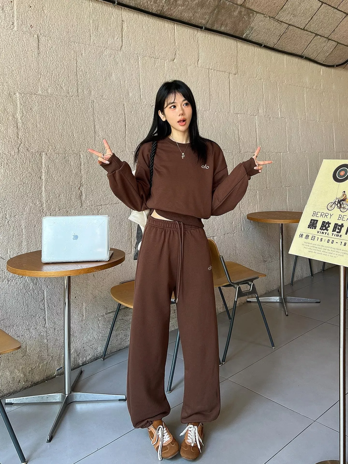 알로요가 코튼 테리 조거 여성용 트레이닝 팬츠 상세 이미지 30