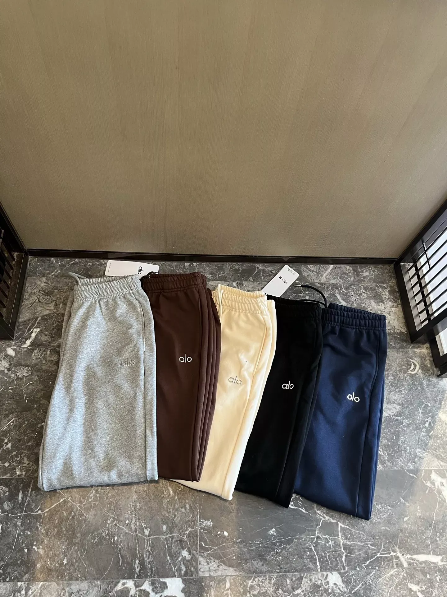 알로요가 코튼 테리 조거 여성용 트레이닝 팬츠 상세 이미지 39