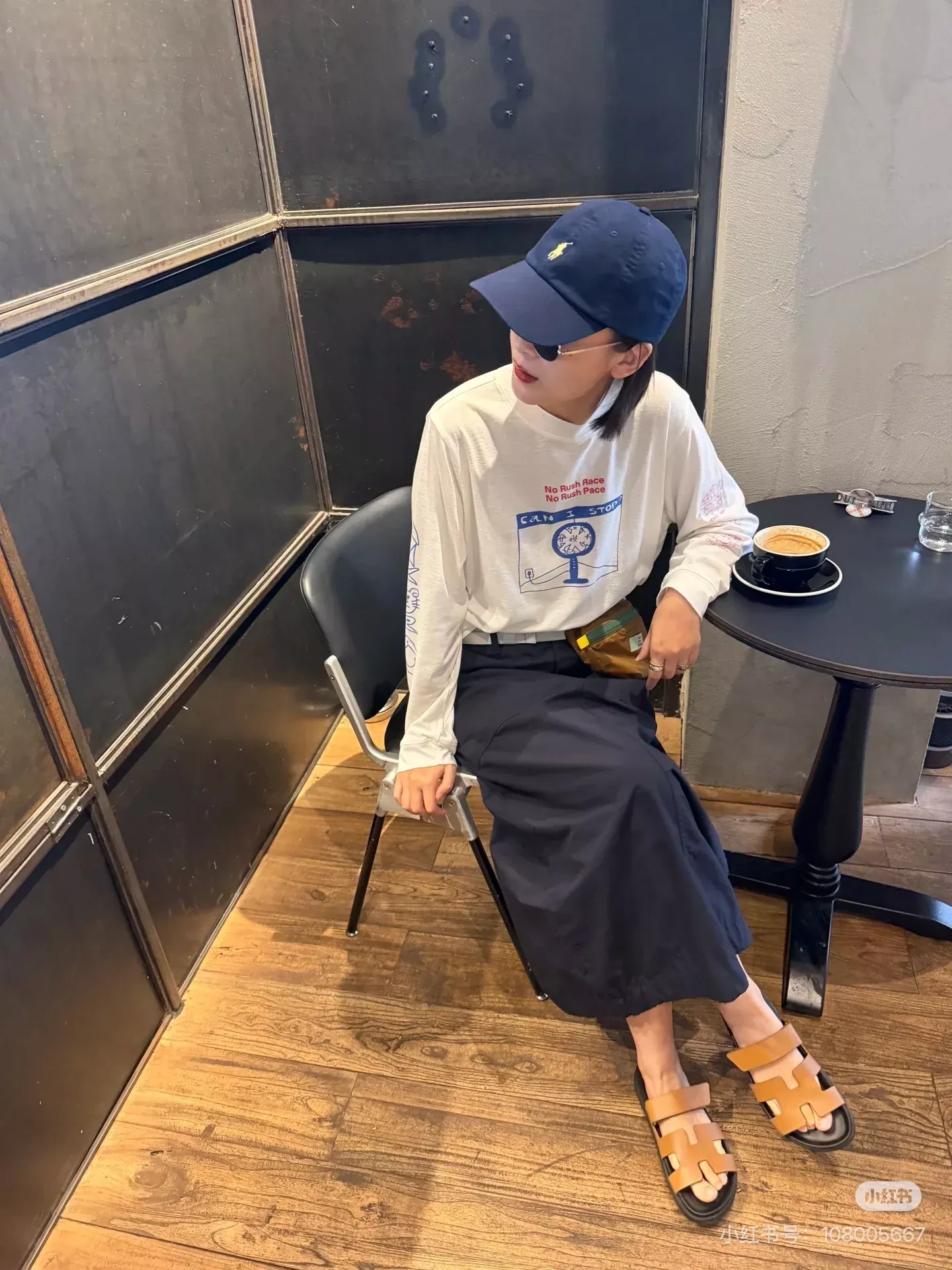 안코라우 아트 프린트 여성용 긴소매 티셔츠 상세 이미지 11