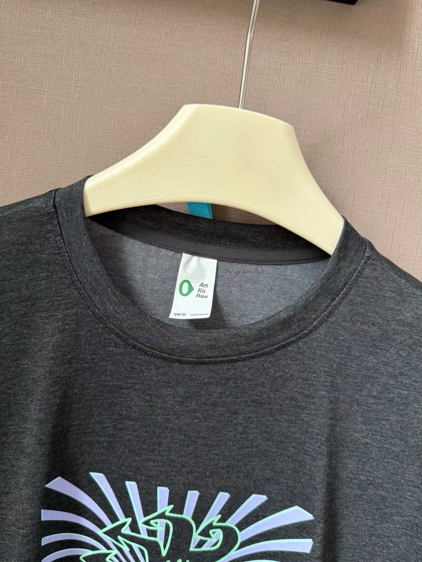안코라우 아트 프린트 여성용 긴소매 티셔츠 상세 이미지 53