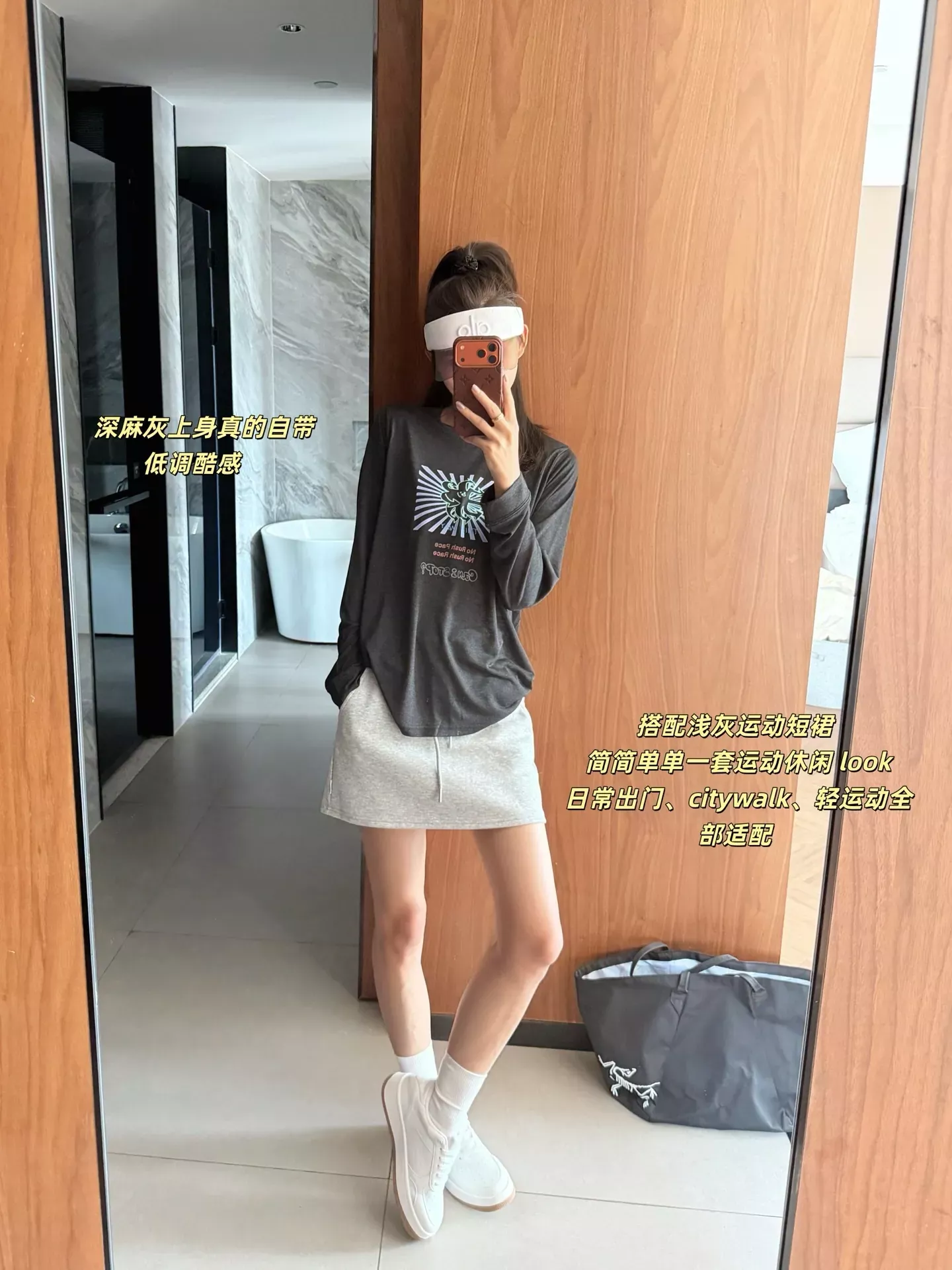 안코라우 아트 프린트 여성용 긴소매 티셔츠 상세 이미지 64