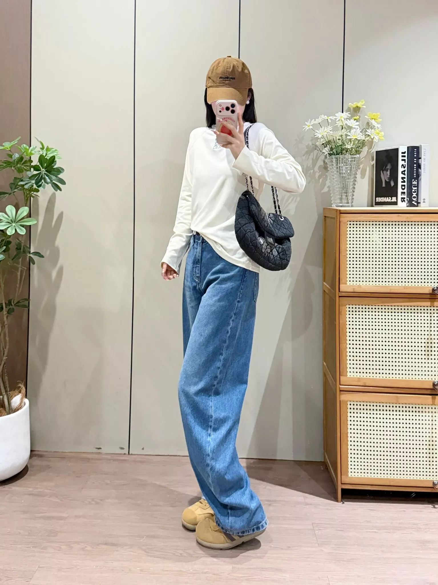 제이엔비와이 밴딩 바나나핏 여성용 데님 팬츠 상세 이미지 27