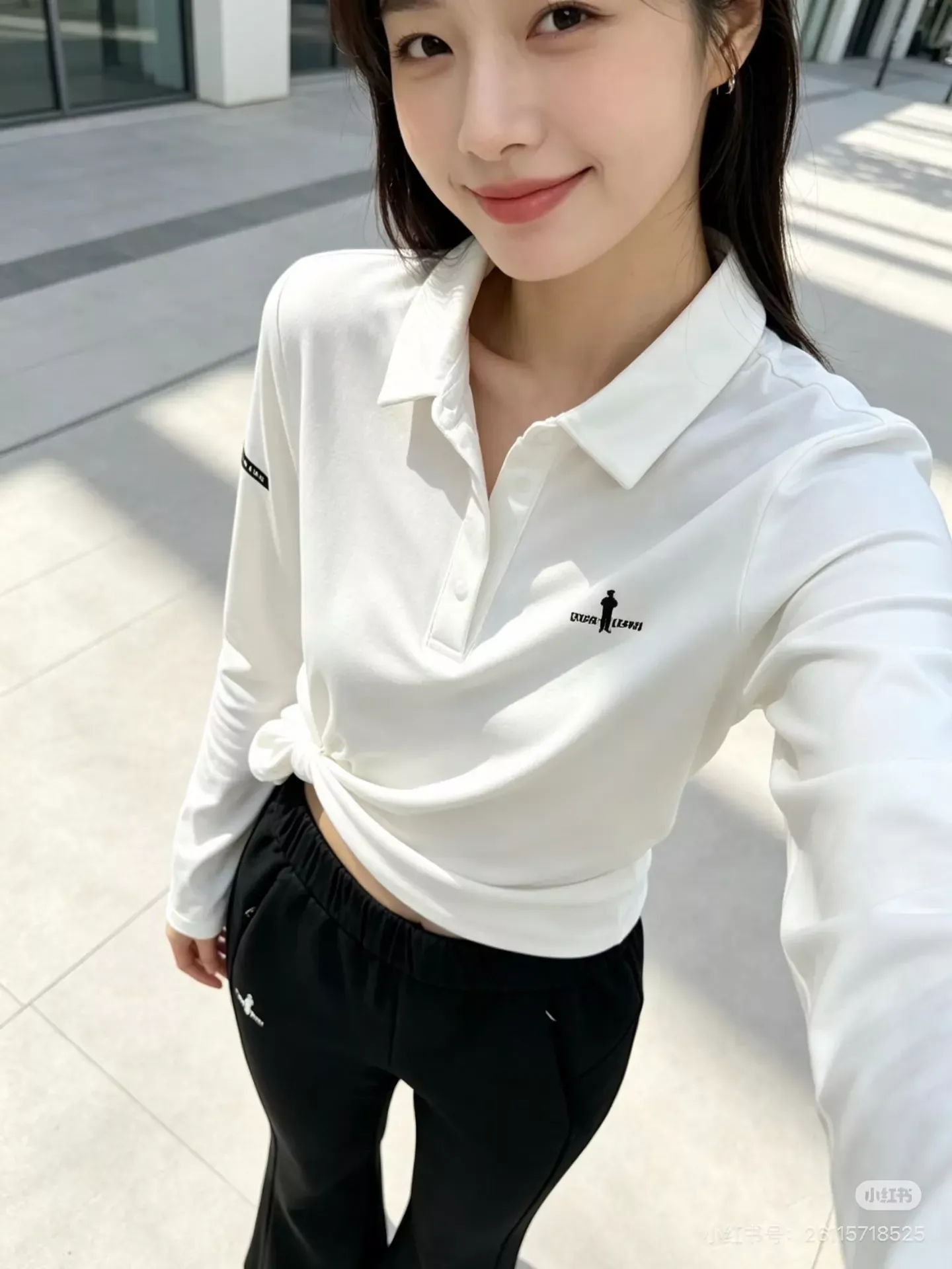 비음러펀 BT 그리티 긴소매 여성용 긴소매 티셔츠 상세 이미지 17