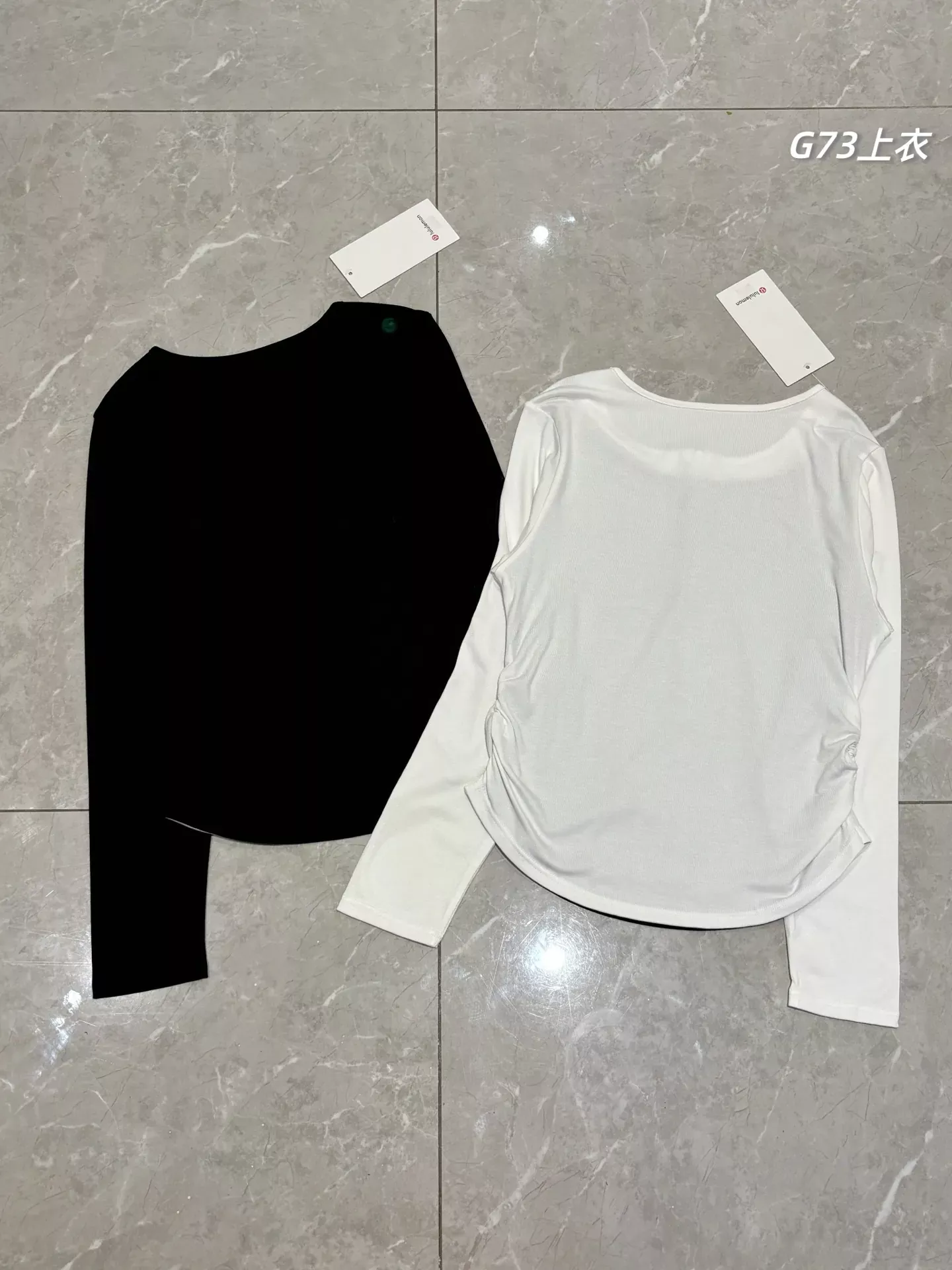 룰루레몬 반집업 페이크 레이어드 여성용 긴소매 티셔츠 상세 이미지 11