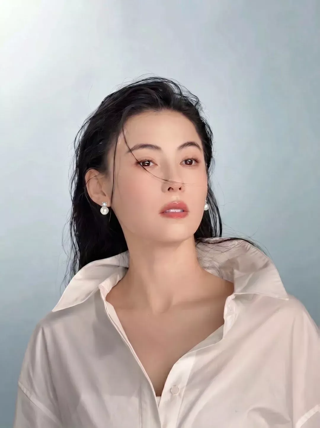 스와로브스키 진주 큐빅 실버 귀걸이 상세 이미지 7