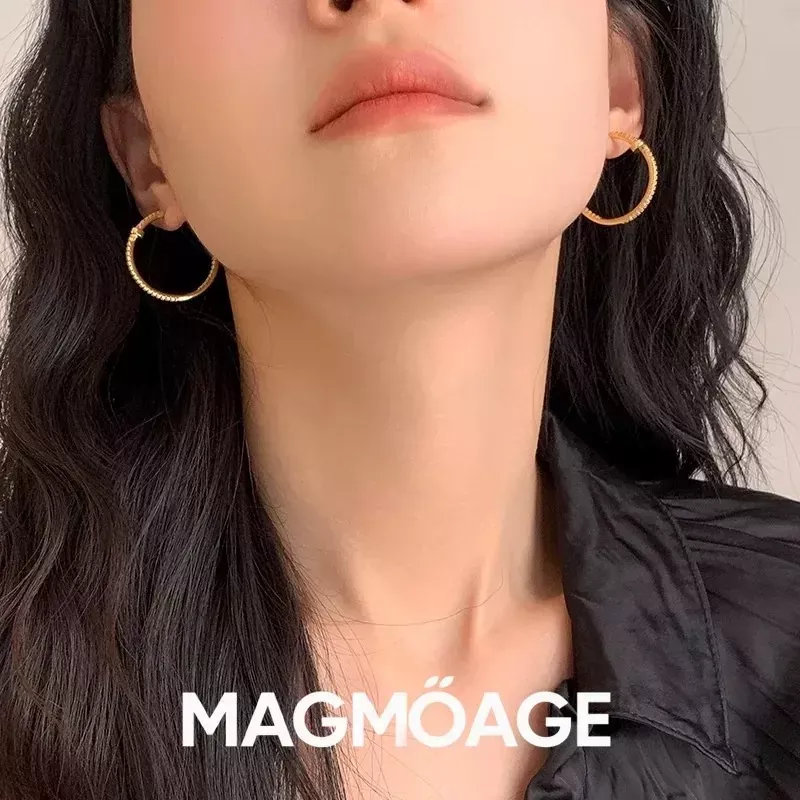 까르띠에 로즈골드 하프 라운드 귀걸이 상세 이미지 9