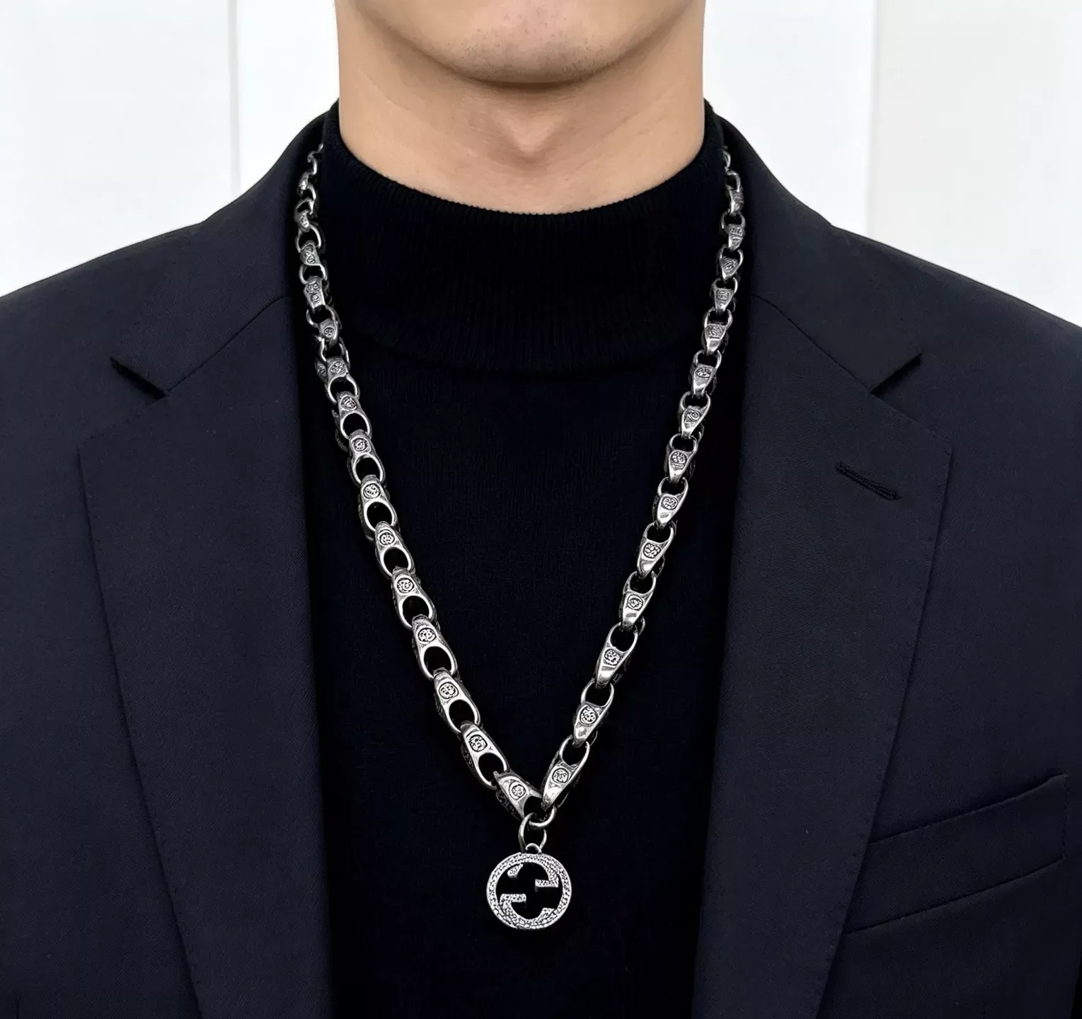구찌 더블 G 체인 빈티지 목걸이 상세 이미지 3