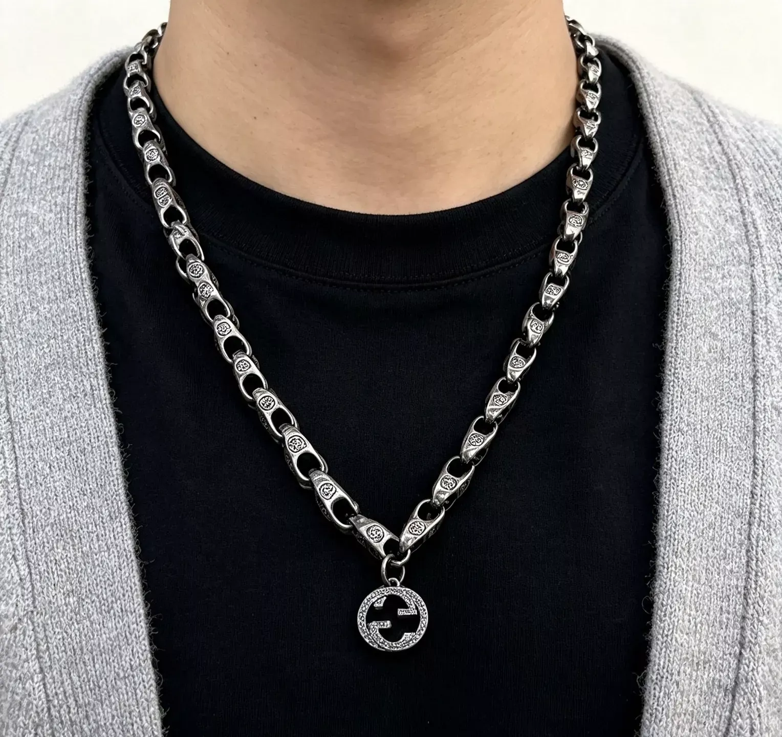 구찌 더블 G 체인 빈티지 목걸이 상세 이미지 6