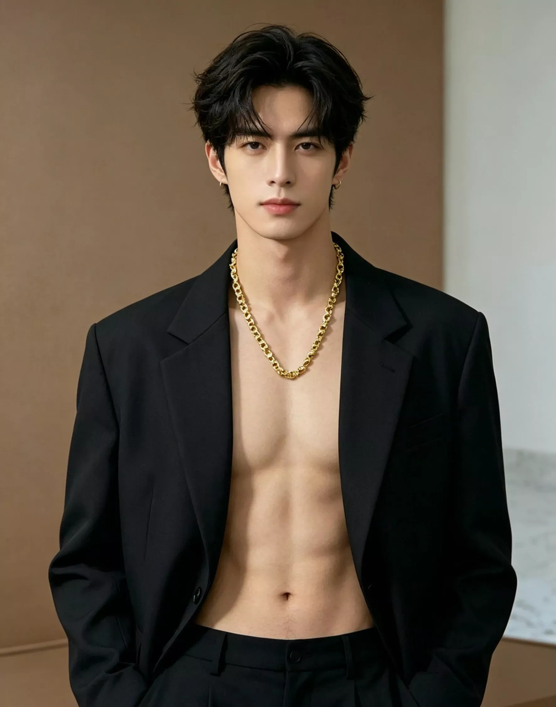 입생로랑 브이골드 체인 목걸이 상세 이미지 6