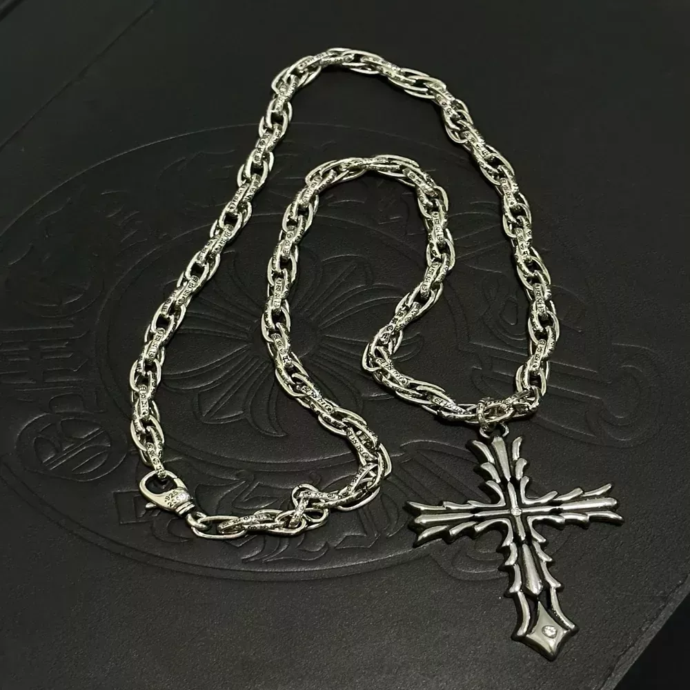 크롬하츠 빈티지 십자가 펜던트 목걸이