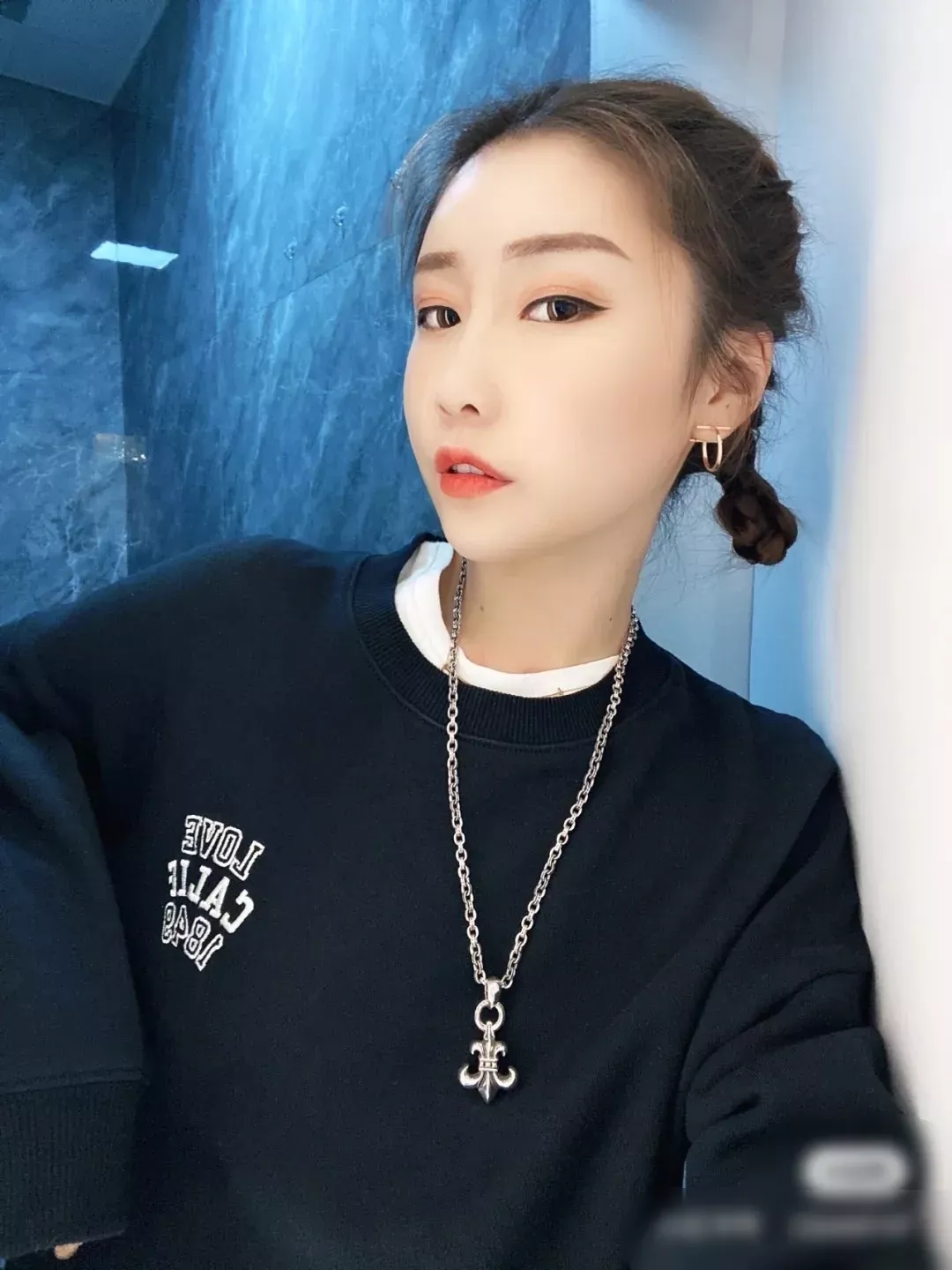 크롬하츠 앵커 펜던트 레터체인 목걸이 상세 이미지 7